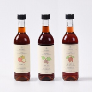 [정기구독] 천연발효 식초(사과/오미자/마가목) 375ml_황금능선발효원